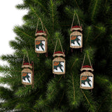 Let it Snow Sled Ornaments