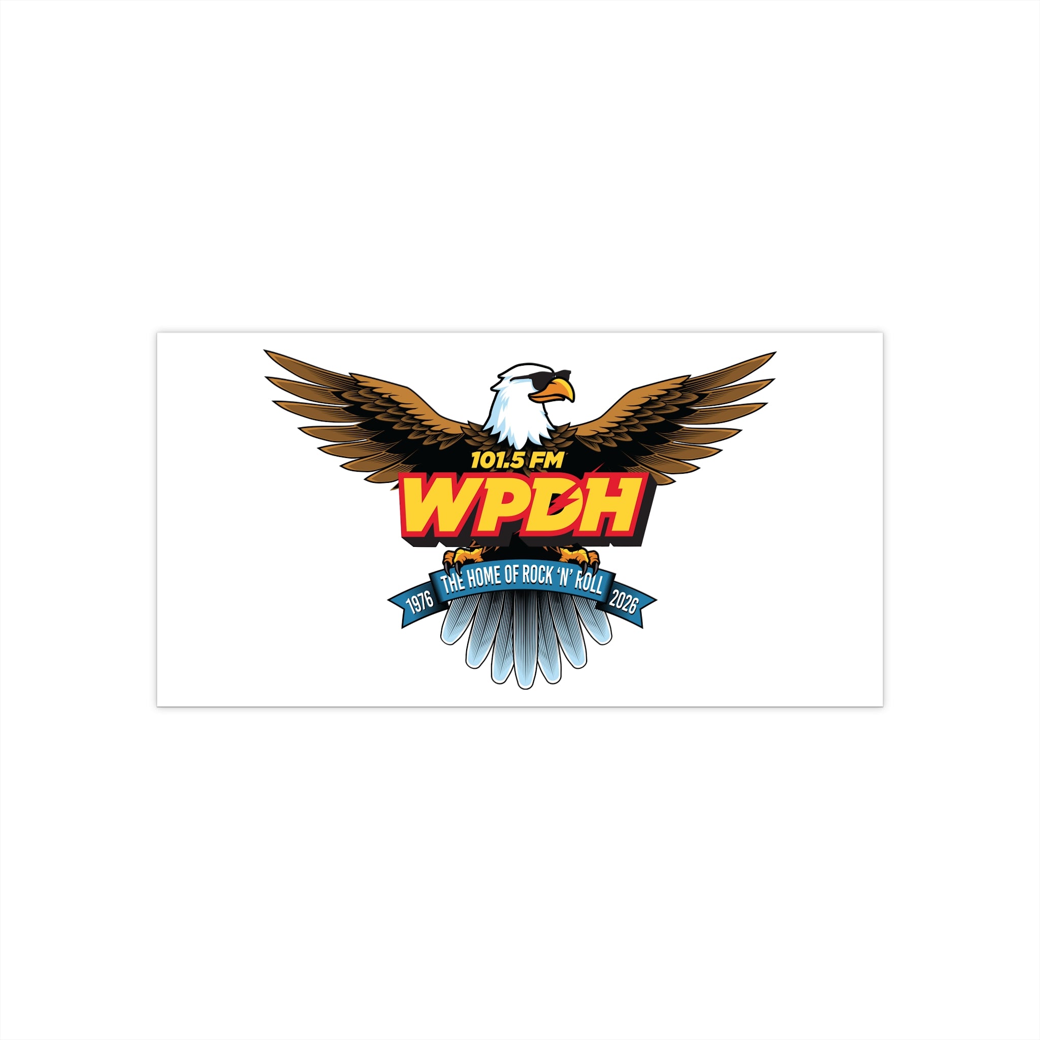 WPDH 50th Anniversary Bumper Stickers