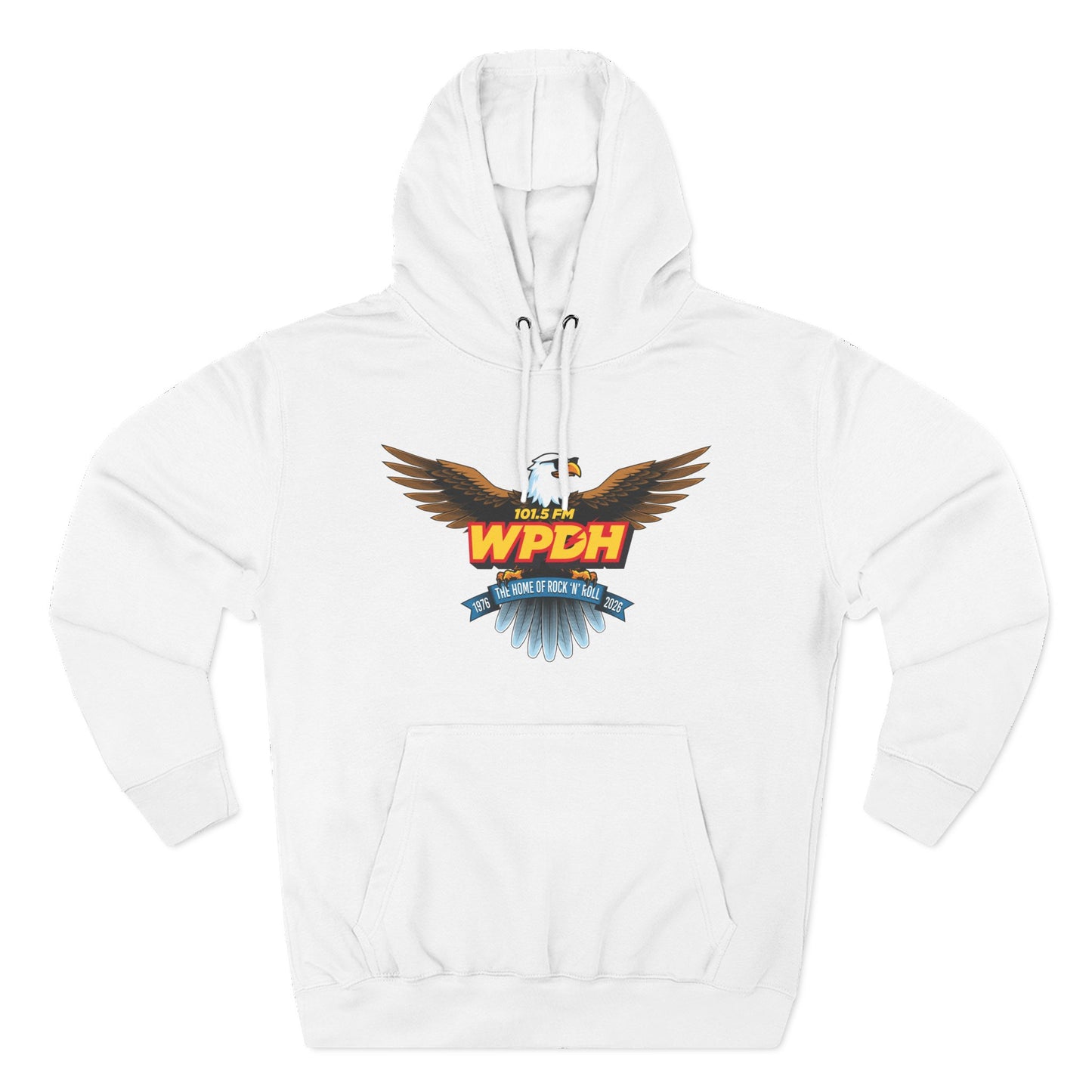 WPDH 50th Anniversary Three-Panel Fleece Hoodie