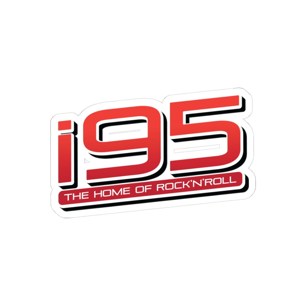 i95 Rock Logo Sticker