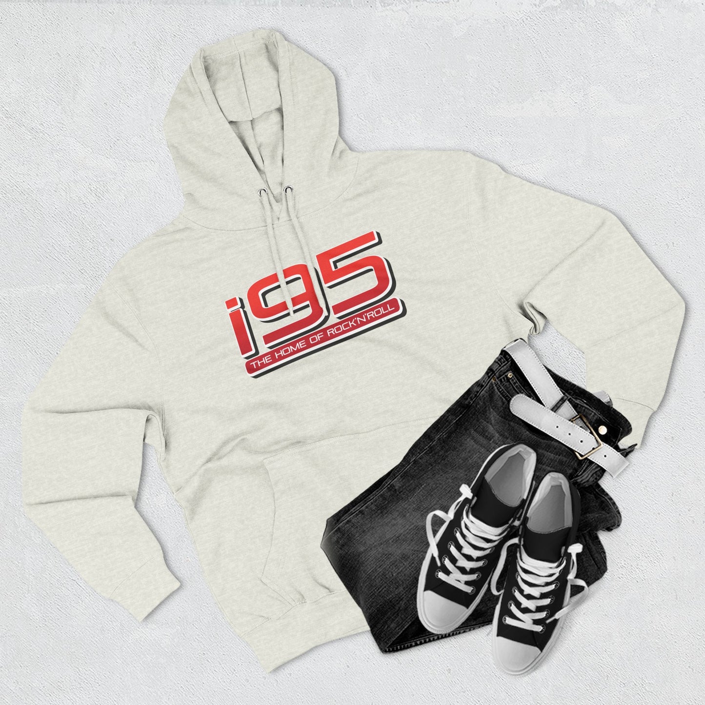 i95 Rock Three-Panel Fleece Hoodie