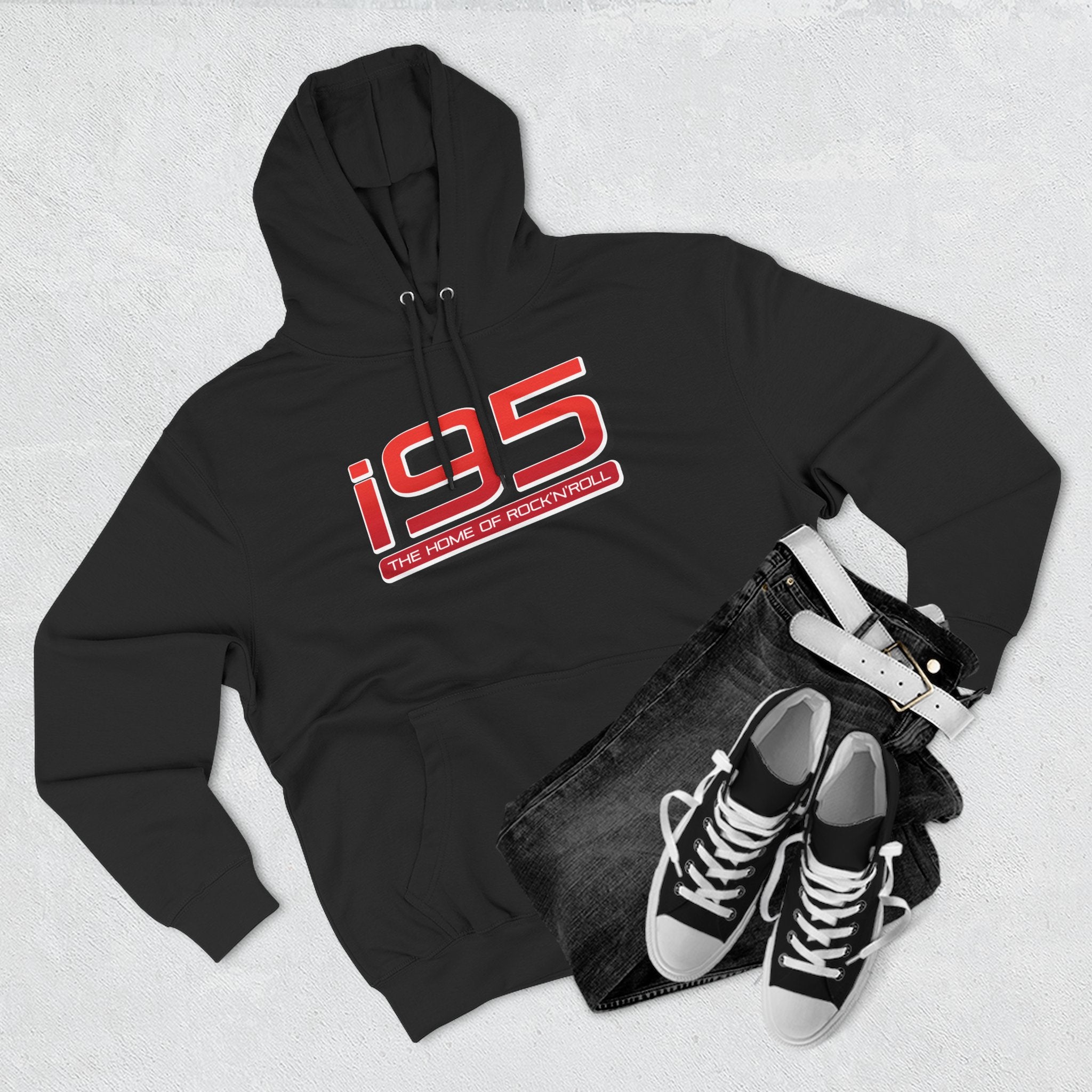 i95 Rock Three-Panel Fleece Hoodie