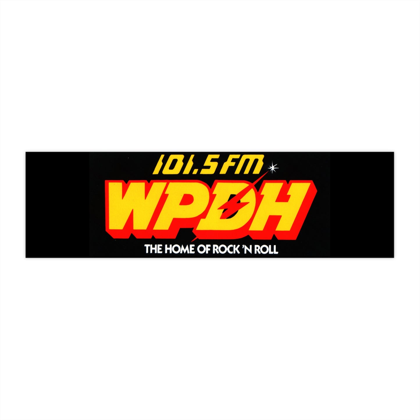 WPDH Retro '80s Logo Bumper Stickers