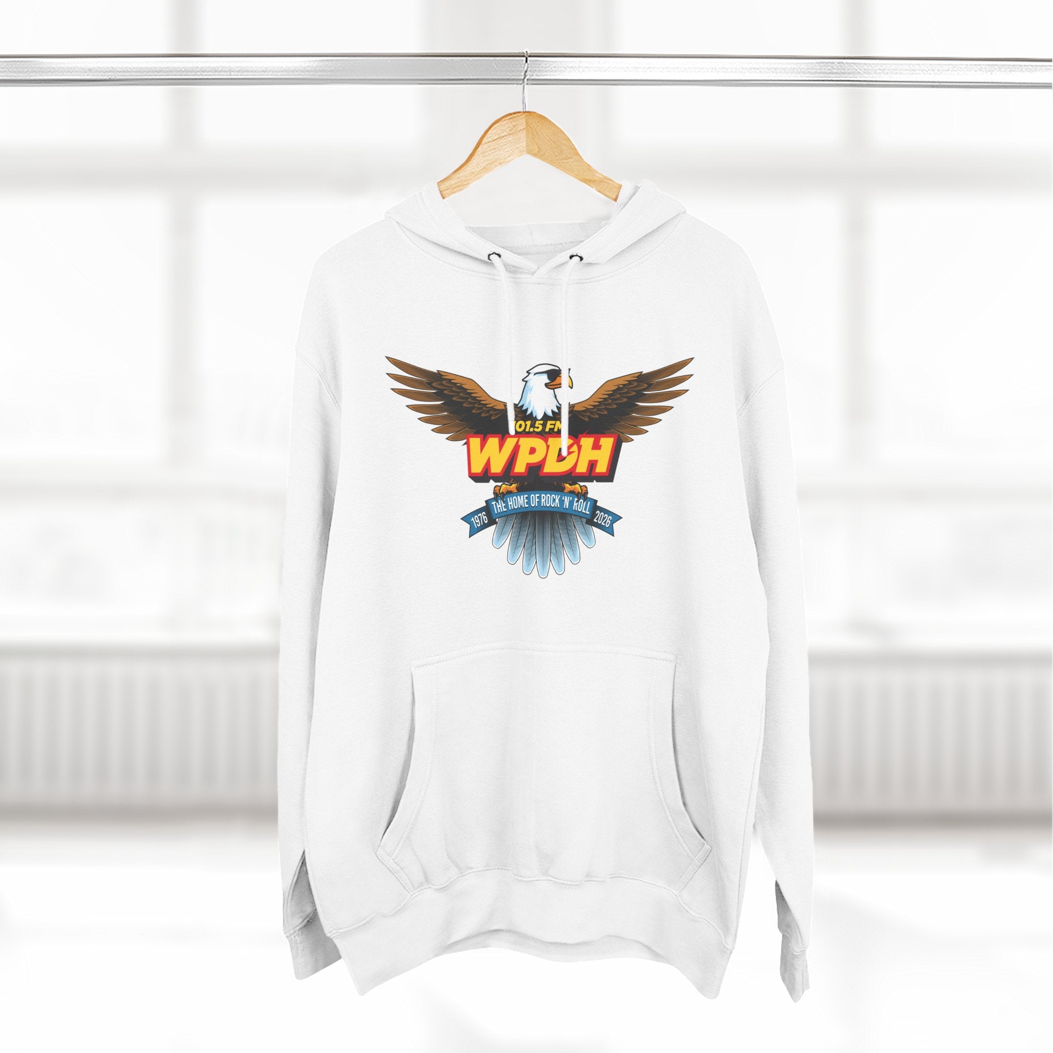 WPDH 50th Anniversary Three-Panel Fleece Hoodie