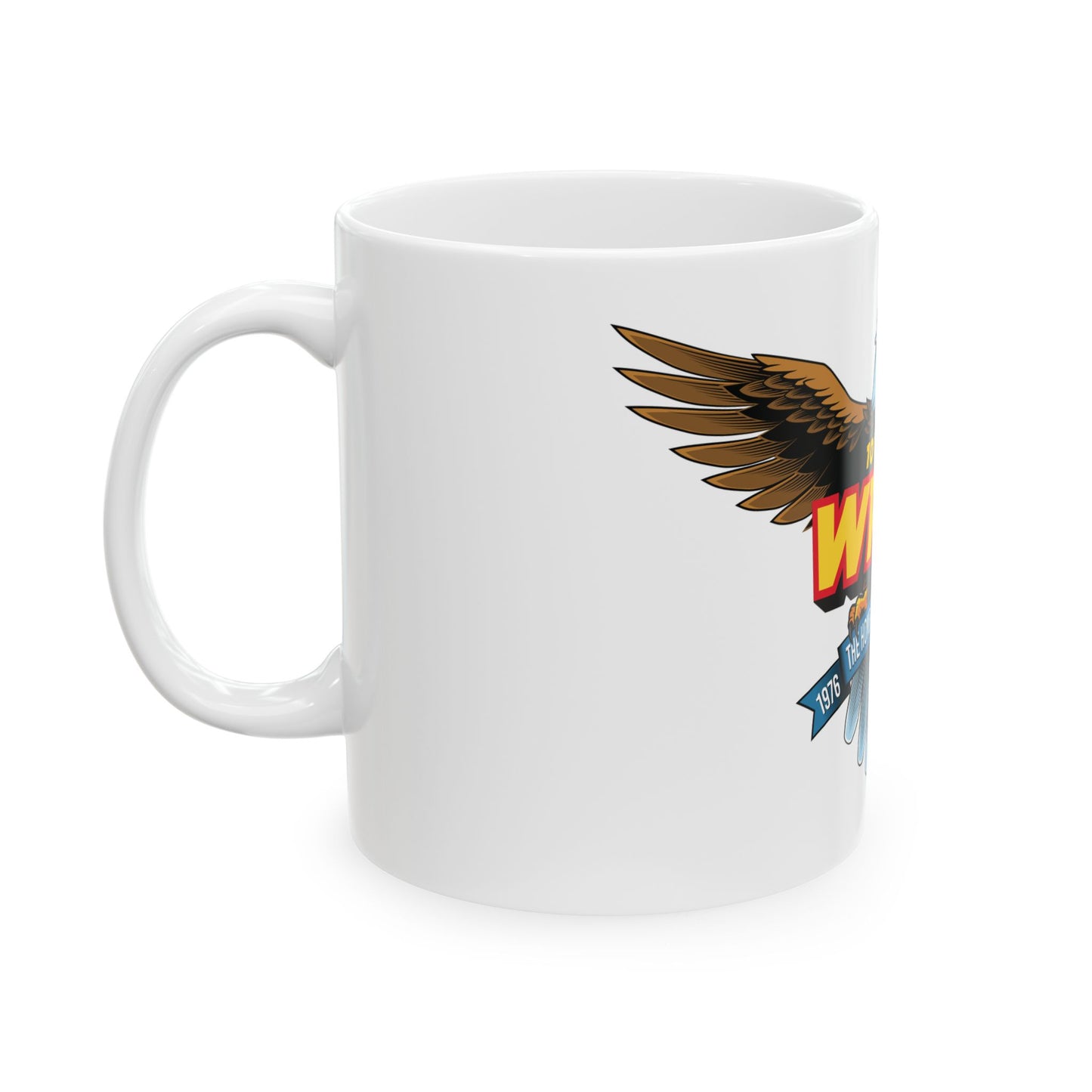 WPDH 50th Anniversary Logo Ceramic Mug, (11oz, 15oz)