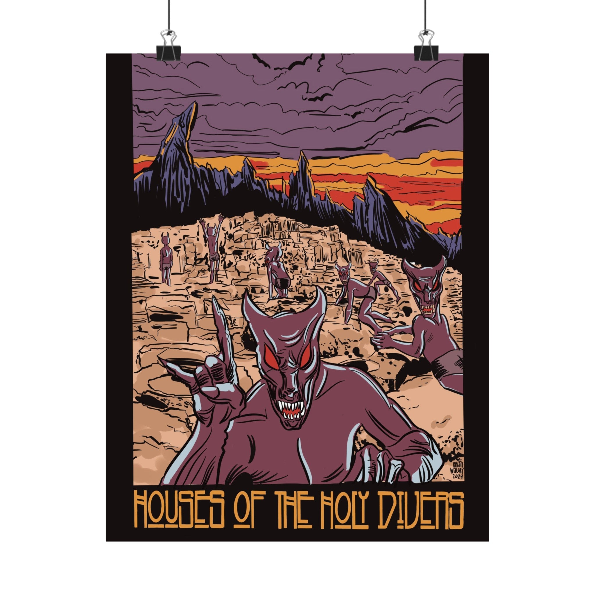 Houses of the Holy Divers Poster