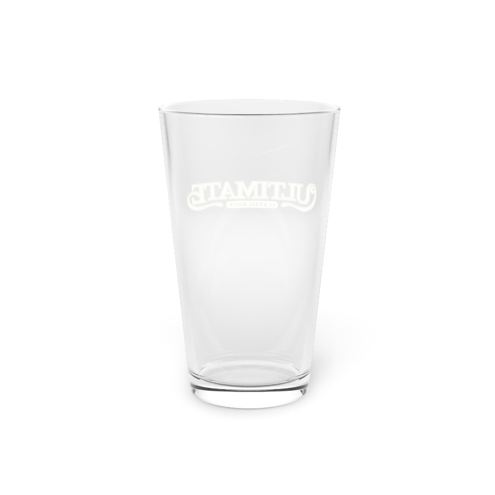 Ultimate Classic Rock Archive Pint Glass (Yellow)