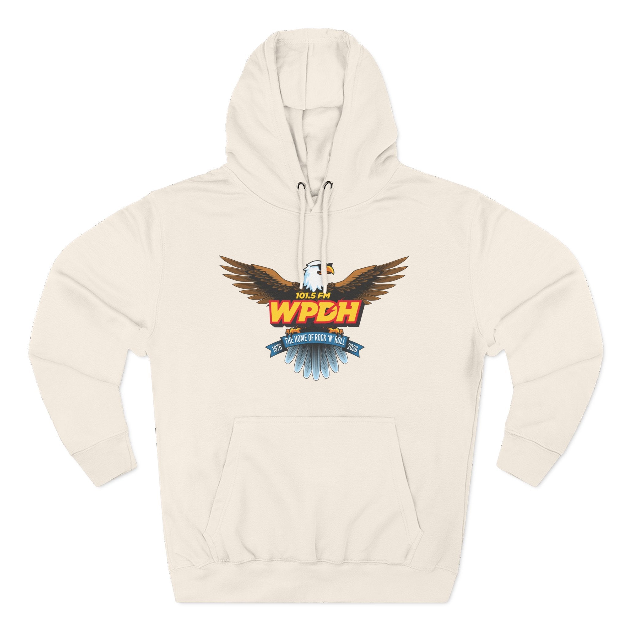 WPDH 50th Anniversary Three-Panel Fleece Hoodie