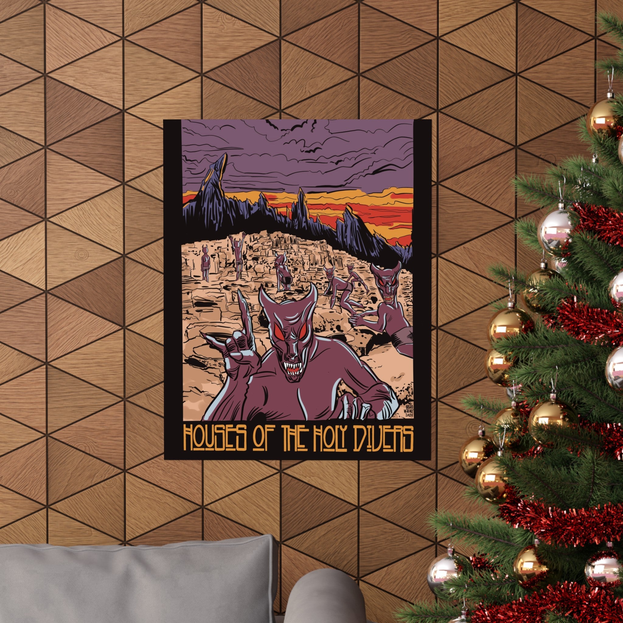 Houses of the Holy Divers Poster