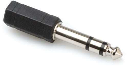 Hosa Adaptor 3.5 Mm Trs to 1/4 in Trs - Hosa GPM-103 Adaptor 3.5 mm TRS to 1/4 in TRS