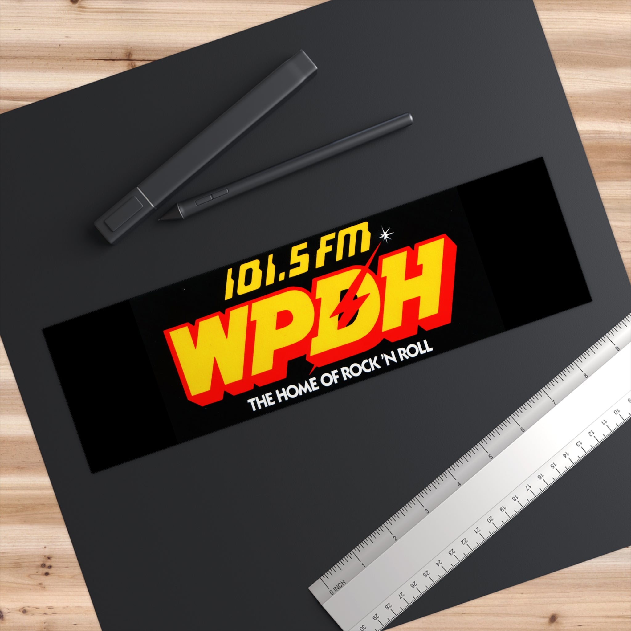 WPDH Retro '80s Logo Bumper Stickers
