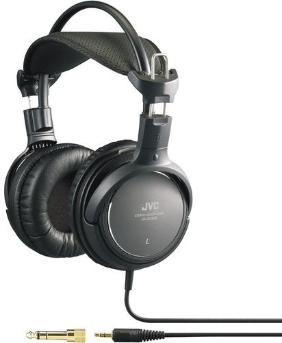 Jvc Harx900 Premium Audio Full-Size Headphones Blk - JVC HARX900 Premium Audio Full-size Around Ear Headphones - 50mm Driver (Black)