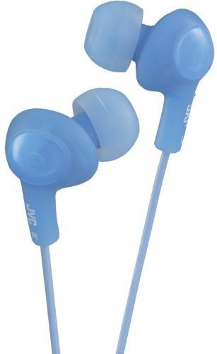 Jvc Hafr6a Gumy Plus Earbuds Mic Remote Blue - JVC HAFR6A GUMY Plus Earbuds With Microphone & In-line Remote (Blue)