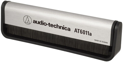 Audio Technica at6011a Anti Static Record Brush - Audio Technica AT6011A Anti Static LP Cleaning Brush  (Silver/Black)