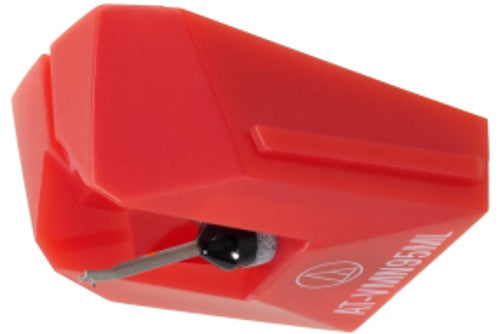 Audio Technica at-Vmn95Ml Replacement Stylus Red - Audio Technica AT-VMN95ML Microlinear Stylus works with Cartridge AT-VM95ML (Red)