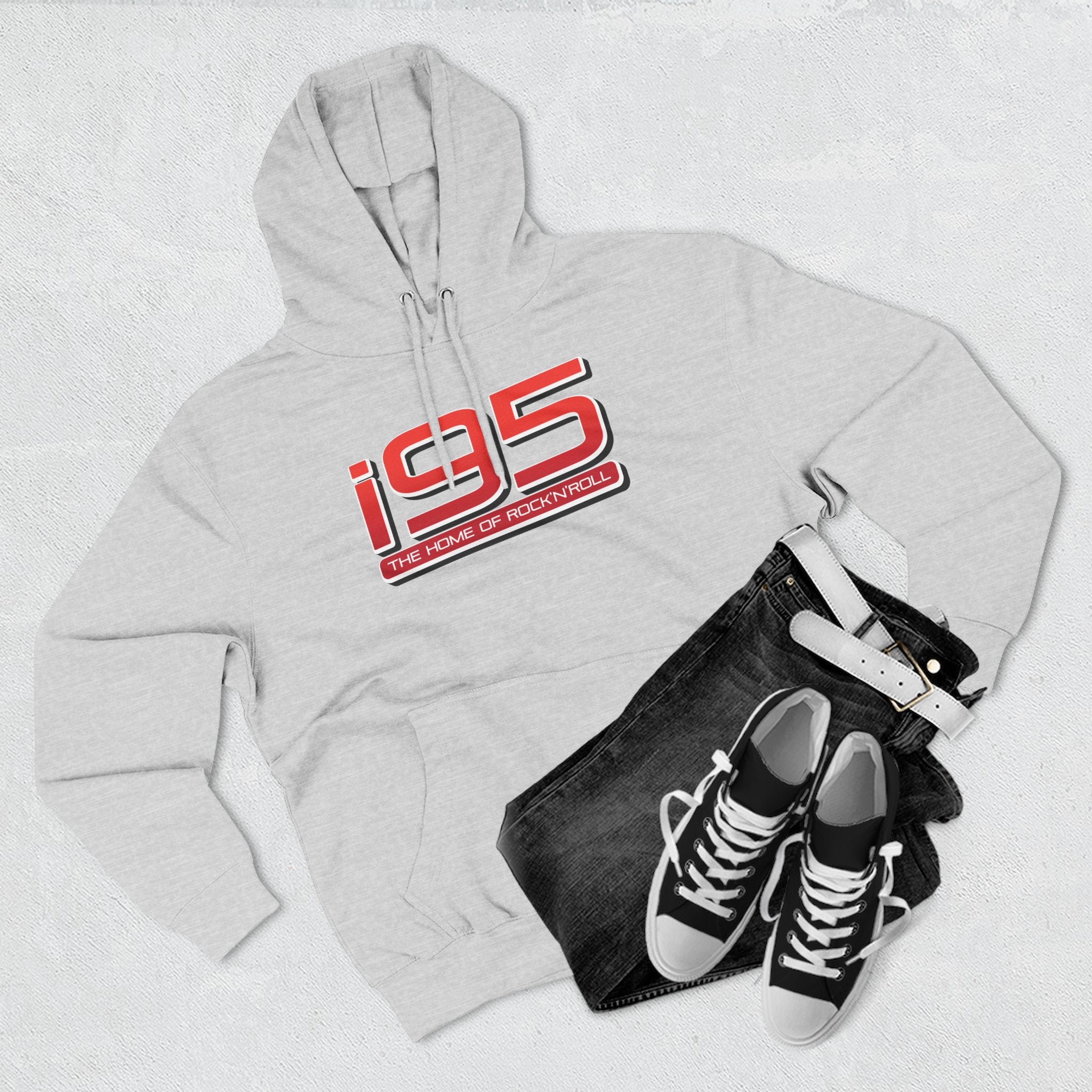 i95 Rock Three-Panel Fleece Hoodie