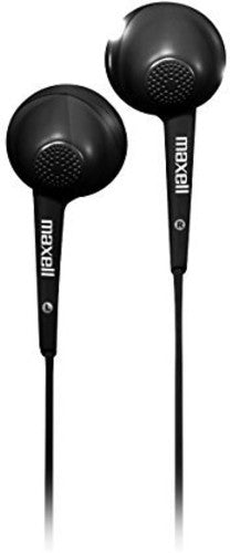 Maxell 191569 Jelleez Earbuds Microphone Black - Maxell 191569 JELM-BK Jelleez Earbuds Soft Comfort Fit with Microphone (Black)