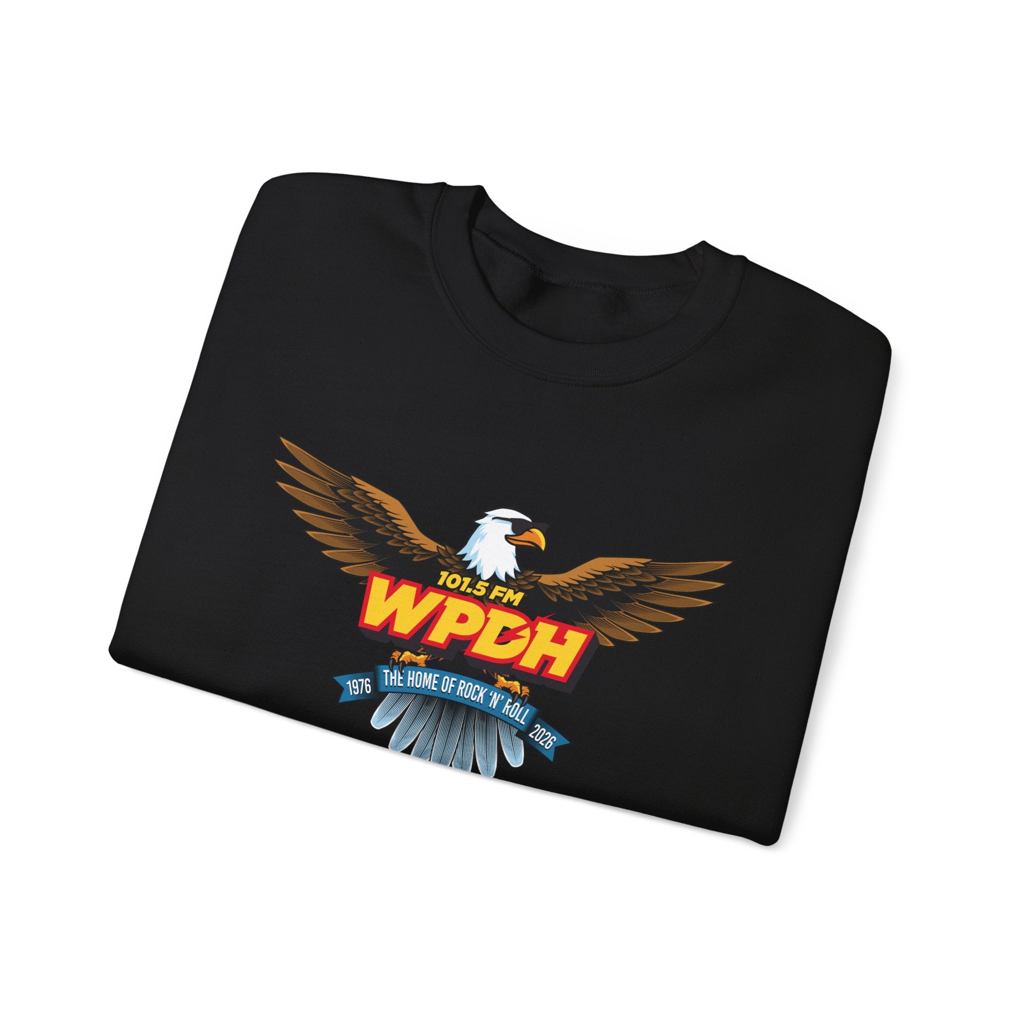 WPDH 50th Anniversary Logo Unisex Heavy Blend™ Crewneck Sweatshirt