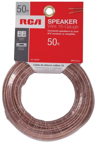 Rca Ah1650R Speaker Wire 16 Guage 50 Foot - RCA AH1650R Speaker Wire 16 Guage High Performance Wire 50 Foot