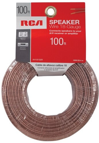 Rca Ah18100R Speaker Wire 18 Guage 100 Foot - RCA AH18100R Speaker Wire 18 Guage High Performance Wire 100 Foot