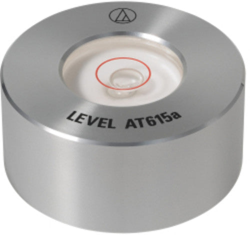 Audio Technica at615a Trntbl Platter Lvl Alum Slv - Audio Technica AT615a Precision Aluminum Turntable Bubble Level Aluminum (Silver)