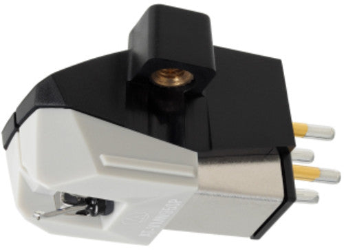 Audio Technica Atvm95Sp Cartrdge Mvng Mgnt Wht Blk - Audio Technica AT-VM95SP 78 RPM Dual Moving Magnet Cartridge with Conical Stylus (Black/Gray)