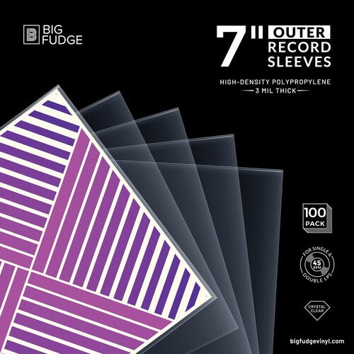 Big Fudge - Big Fudge Bfos7x100us 7in Outer Slvs 100 Pk Clear