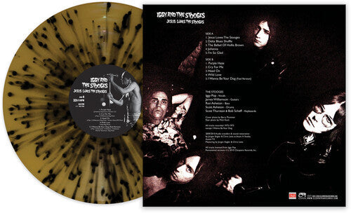 Iggy & Stooges - Jesus Loves The Stooges (Black & Gold Splatter)