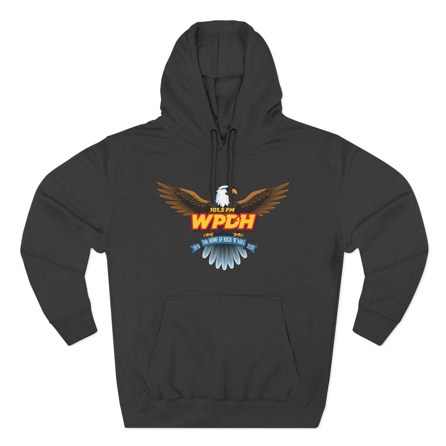 WPDH 50th Anniversary Three-Panel Fleece Hoodie