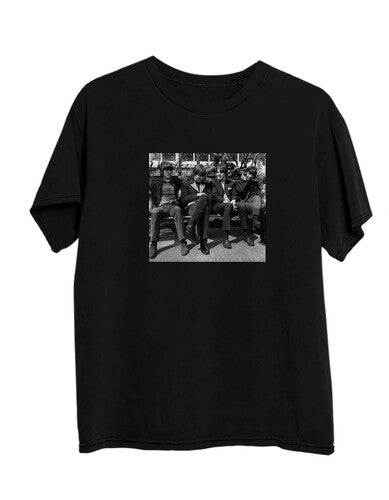 The Beatles Black & White Revolver Photo Black Unisex SS Tee - Limited Edition