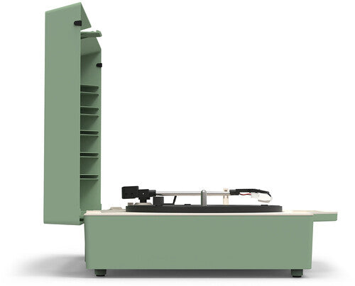 Victrola VSC-725SB-BAS Re-Spin Sustainable Suitcase Record Player - Basil Green