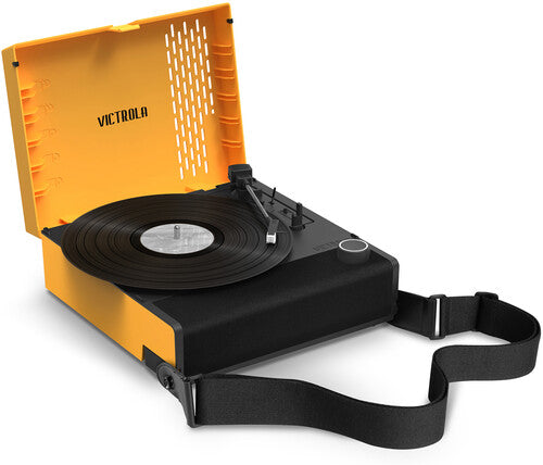 Victrola Vsc750sbctr Rev Go Prtbl Turntable Citrus - Victrola VSC-750SB-CTR Revolution GO Portable Record Player: Citrus