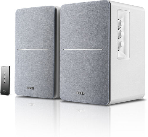 Edifier R1280T Powered Speakers 42W Walnut White - Edifier R1280T Powered Bookshelf Speakers - 42 Watts (White)