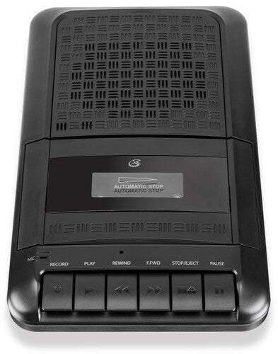 Gpx Prc257 Shoebox Cassette Recorder Speaker Blk - GPX PRC257 Shoebox Cassette Recorder With Built in Mic & Speaker (Black)