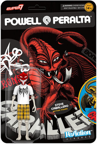 Powell-Peralta Reaction Figure Wave 2 - Steve Caba - Super7 - Powell-Peralta - Reaction Figure Wave 2 - Steve Caballero Dragon