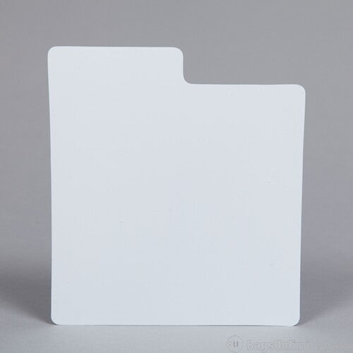 Bu D45P 7 in 45 Rpm Record Divider Wht - Bags Unlimited D45P 7 Inch 45 RPM Record Divider Cards White