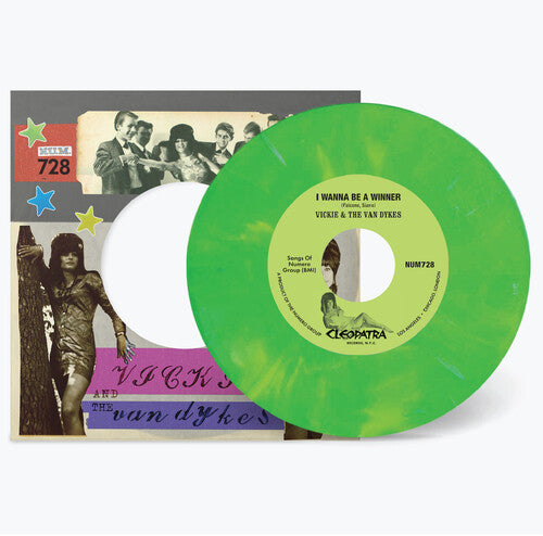 Vickie & the Van Dykes - I Wanna Be A Winner B/w Outcast - Peach/white