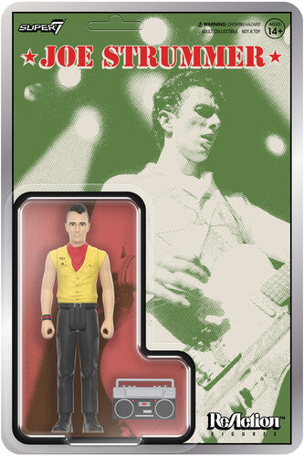 Joe Strummer Reaction Figures - Joe Strummer - Super7 - Joe Strummer - Reaction Figures - Joe Strummer