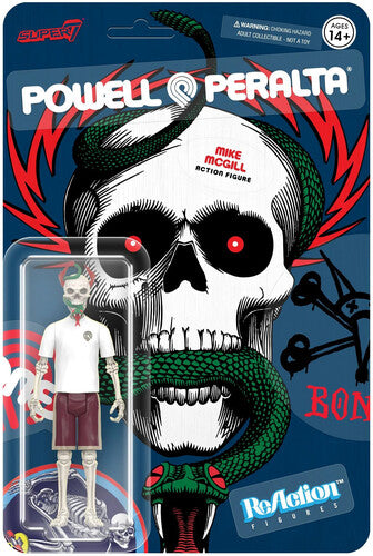 Powell-Peralta Mike McGill (Mt. Trashmore '85) - Super7 - Powell-Peralta - ReAction Wv5 - Mike McGill (Mt. Trashmore '85)