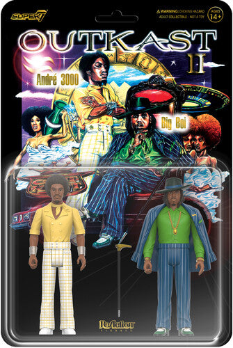Outkast Reaction Fig Wave 02 - Outkast (Aquemini) - Super7 - OutKast - ReAction Figures Wv2 - Aquemini