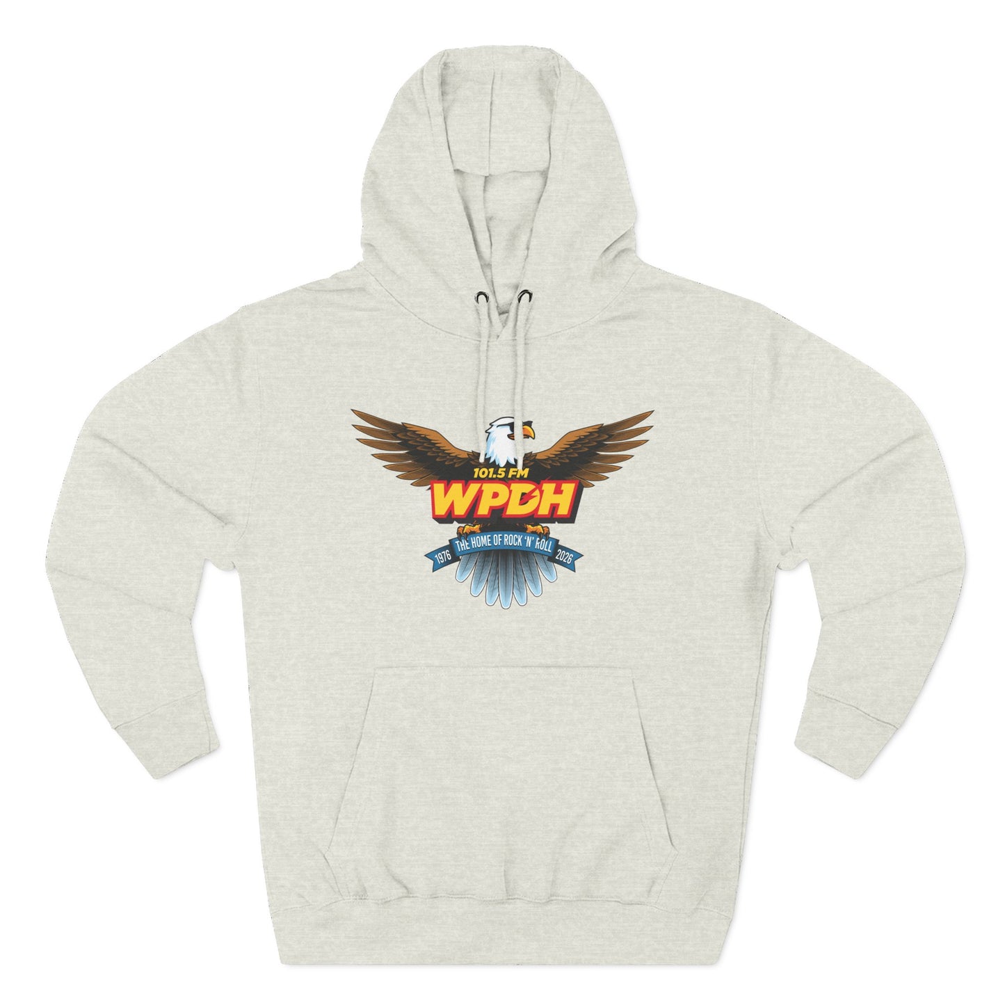 WPDH 50th Anniversary Three-Panel Fleece Hoodie