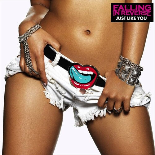 Falling in Reverse - Just Like You - Anniversary Edition- Clear W/Neon Pink Splatter