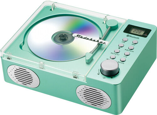 Studebaker Sb3720Te Retro CD Player with Bt Teal - Studebaker SB3720TE Retro CD Player with Bluetooth (Teal)