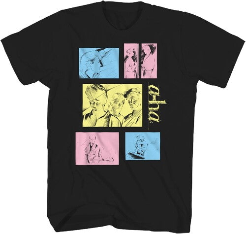 A-ha - Tour Take On Me T-Shirt - Black - Adult Shirt