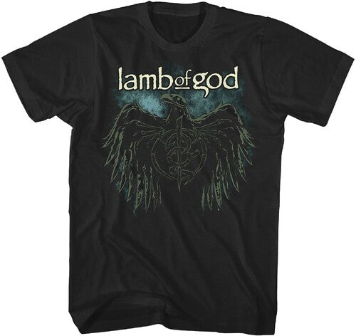 Lamb of God - Crow Logo T-Shirt - Black - Adult Shirt