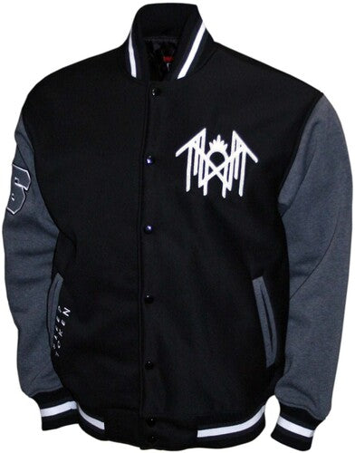 Sleep Token - Logo Symbol - Varsity Fleece Jacket - Black/Ash - Outerwear