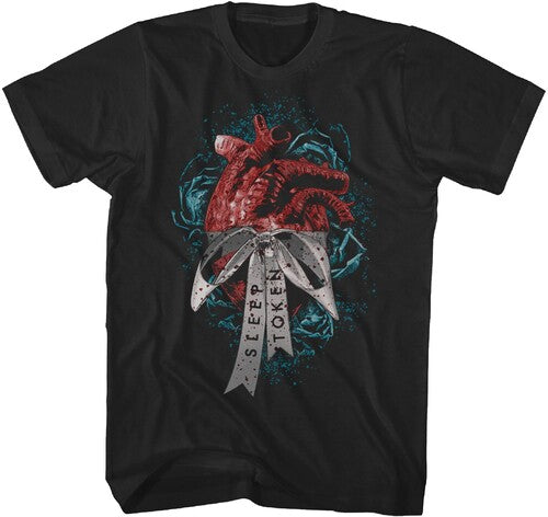 Sleep Token - Love You Want Heart T-Shirt - Black - Adult Shirt