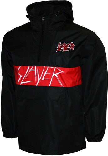 Slayer - Pentacle - Water Resistant Pullover Anorak - Black - Outerwear