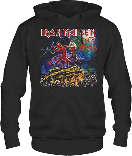Iron Maiden - Run to the Hills - Pullover Hoodie - Black - Outerwear
