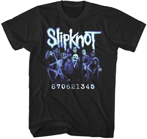 Slipknot - Band Member Numbers T-Shirt - Black - Adult Shirt